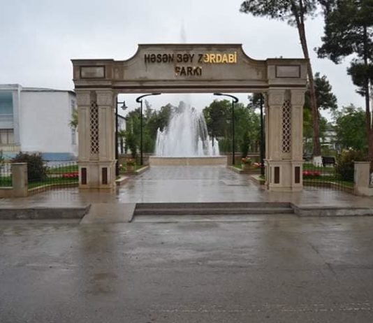 Zərdabda Həsən Bəy Zərdabi adına mədəniyyət və istirahət parkı yenidənqurmadan sonra istifadəyə verilib
