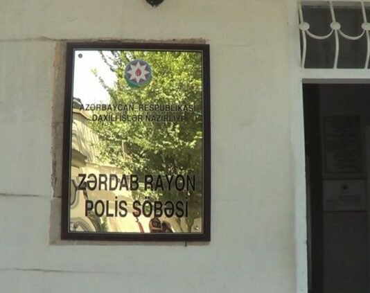 Zərdabda ağacları kəsərək təbiətə ziyan vuran şəxslər saxlanılıblar – FOTOLAR Zərdab-Rayon-Polis-Şöbəsi-768x423