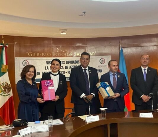 Meksika-Azərbaycan parlamentlərarası dostluq qrupunun üzvləri ilə ikitərəfli görüşlər keçirilib – FOTOLAR jale-eliyeva-gorus-meksika.png