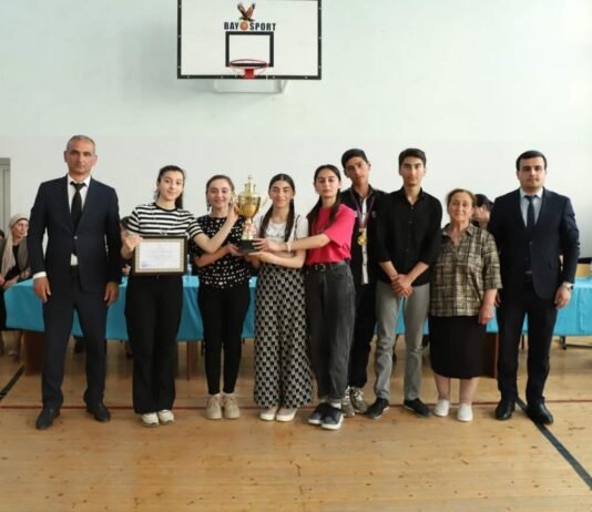 Lələağacı məktəbinin komandası birinci oldu