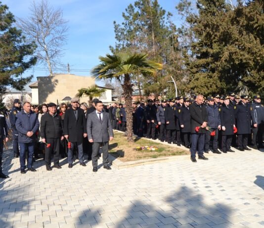 Zərdabda Xocalı soyqırımının ildönümü ilə bağlı anım mərasimi keçirilib – FOTO