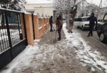 Zərdabda yollar qardan təmizlənir – FOTO